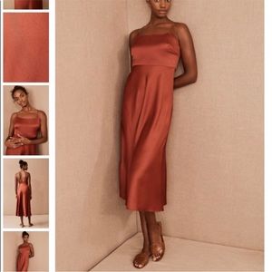 BHLDN Leti Dress size 2 in cinnamon color